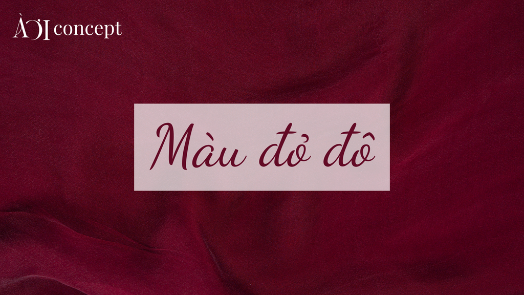 Gợi ý phối màu với tông đỏ gạch ấm áp, tạo bảng màu nghệ thuật hài hòa